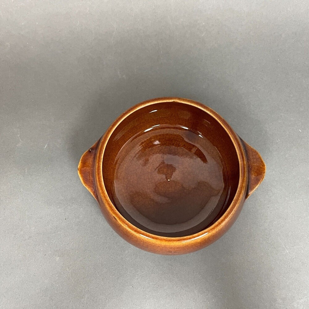 McCoy Brown Bowl Handles 4.75" across x 2 1/2" high - Picture 2 of 6